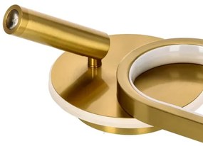 LED Fali lámpa MONET LED/13W/230V + LED/2W 3000/4000/6000K arany