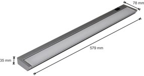 LED Pultmegvilágító LED/10W/230V ezüst