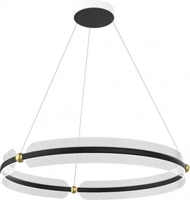 ITALUX PND-62738-53W-3K-BK-GD FARIS Modern Led Függesztett Lámpa IP20