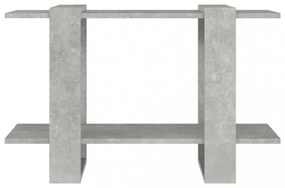 betonszürke könyvszekrény/térelválasztó 80 x 30 x 51 cm