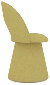 Sárga kárpitozott étkezőfotel Kalo – Makamii