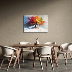 Kép - Színes fa (70x50 cm)