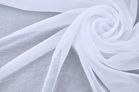 Függöny fátyol méteráru 280 cm magas, fehér (vasalás nélkül)