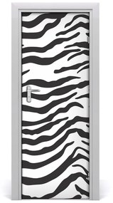 Ajtóposzter otthon Zebra háttér 75x205 cm