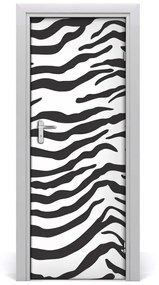 Ajtóposzter otthon Zebra háttér 95x205 cm