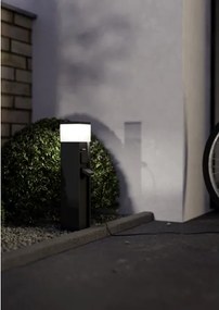 Eglo 901032 - PARK kültéri lámpa, 2 aljzattal, 1xE27/25W/230V, IP54, antracit