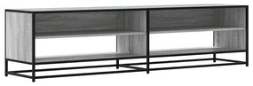 szürke sonoma színű szerelt fa TV-szekrény 180,5 x 40 x 46 cm