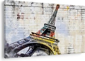 Kép - Az Eiffel-torony digitális művészete (90x60 cm)