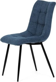 Sötétkék szövet étkezőszék, DCL-193 BLUE2