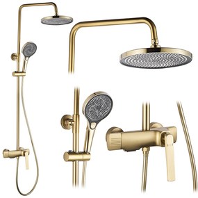 Zuhanyszett REA REBEL GOLD BRUSH