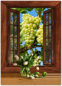 Poszterek 50x70 Zöld szőlő