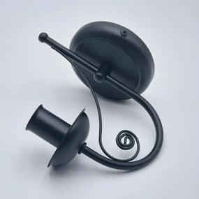 Fali lámpa DONATO 1xE14/40W/230V fekete