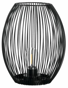 LEONARDO CASOLARE led lámpás 24cm fekete