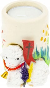 Húsvéti dekoráció bárány gyertyatartó tealight