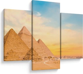 Az egyiptomi piramisok képe (90x60 cm)