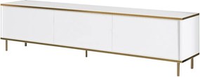 Imaj White and Gold TV-asztal