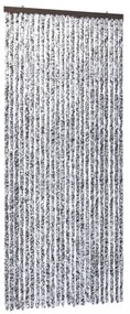 barna és bézs zsenília rovarfüggöny 100 x 220 cm