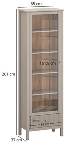 Vitrin Karankas 1 (taupe) . 1116950
