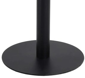 Sötétbarna MDF bisztróasztal 80 x 80 cm