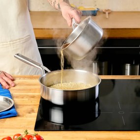 Rozsdamentes acél serpenyő fedővel ø 24 cm Lucca 3.0 – FABINI