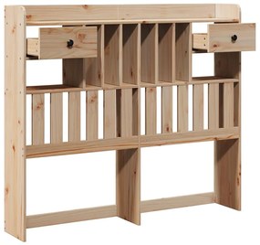 tömör fenyőfa fejtámla tárolóval 135 cm