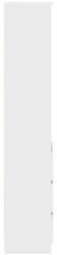 fehér szerelt fa magasszekrény 37,5x35x180 cm