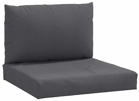 2 db melange antracitszürke szövet raklappárna