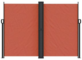 terrakotta behúzható oldalsó napellenző 180 x 1200 cm