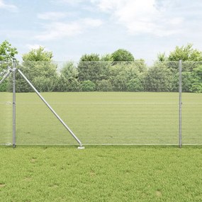Horganyzott Drótkerítés 7 szegecses poszttal 1.2x10 m Horganyzott acél