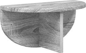 vidaXL Falpolc Falra szerelhető Szürke Sonoma 38 x 19 x 19 cm Faanyag