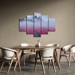 Kép - Tájkép tulipánmezőkkel (150x105 cm)