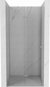 Mexen Lima, nyitható zuhanyajtó 90 x 190 cm, 6 mm átlátszó üveg, króm profil, 856-090-000-01-00