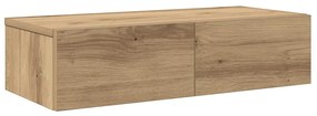 Falipolc fiókokkal artisian tölgy 60x26,5x15 cm műszaki fa