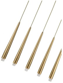 Aranyszínű függőlámpa Agusta – Squid Lighting