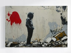 Poszter Street Art Urban Style Graffiti Magány 120x80