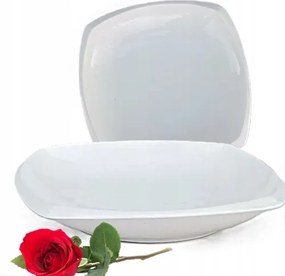 Porcelán Tányér Mély 22-26CM Szögletes Eredeti Calido Viento 1DB