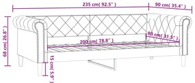 fehér műbőr kanapéágy 80 x 200 cm