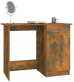 vidaXL füstös tölgy színű szerelt fa íróasztal 100 x 50 x 76 cm