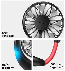 Nyakba akasztható ventilátor QS-381