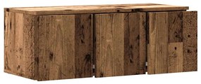 TV szekrény Régi fa 80x34x30 cm Gépelt fa