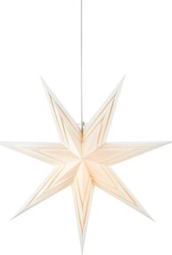 Fehér függő fénydekoráció karácsonyi mintával ø 70 cm Sombra – Markslöjd