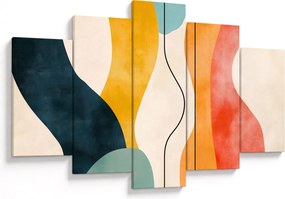 Kép - Minimalista színes illusztráció II. (150x105 cm)