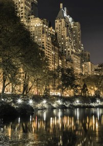 Poszter 21x29,7cm Esti kilátás a New York-i Central Parkra 5, Assaf Fra