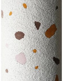 Fehér buklé-zsenília gyerek babzsákfotel Terrazzo Square – Wigiwama