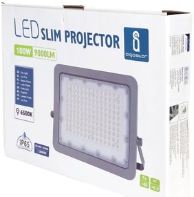 Aigostar - LED Reflektor LED/100W/230V szürke 6500K IP65