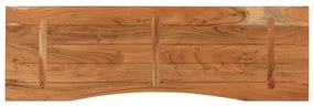 tömör akácfa téglalap alakú asztallap 140 x 50 x 2,5 cm