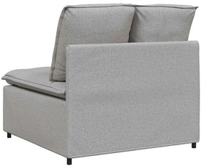 felhőszürke moduláris kanapé középső modul párnákkal 100 cm