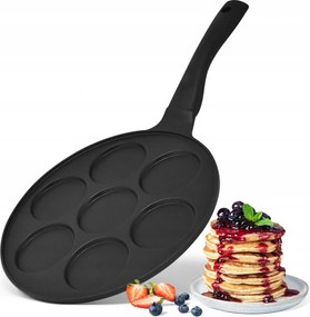 7 Lyukú Alumínium Indukciós Serpenyő Palacsintához És Tojáshoz Közepes