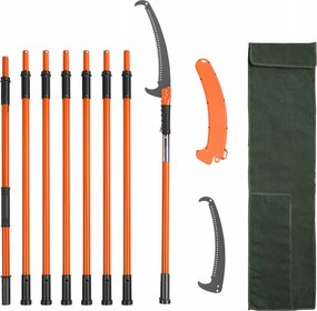 Teleszkópos fűrész kampóval fa és ágak vágásához 2,24-8,24 m