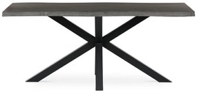 Étkezőasztal 180 x 90 cm, szürke tölgyfa